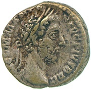 Denarius - Commodus P M TR P VIIII IMP VII COS IIII P P VOT SVSC DEC obverse image