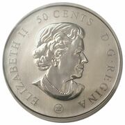 50 Cents - Elizabeth II Montreal Canadiens obverse image