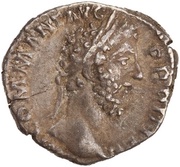 Denarius - Commodus P M TR P X IMP VII COS IIII P P FORT RED; Fortuna obverse image