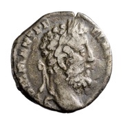 Denarius - Commodus APOLLINI PALATINO; Apollo obverse image