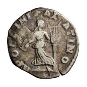 Denarius - Commodus APOLLINI PALATINO; Apollo, Rome, 184-189 reverse image