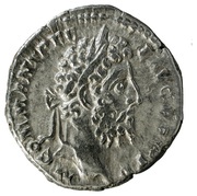 Denarius - Commodus FIDEI COHORTIVM AVG; Fides obverse image