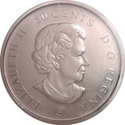 50 Cents - Elizabeth II Montreal Canadiens obverse image