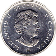 50 Cents - Elizabeth II Montreal Canadiens obverse image