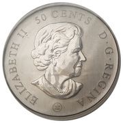 50 Cents - Elizabeth II Montreal Canadiens obverse image