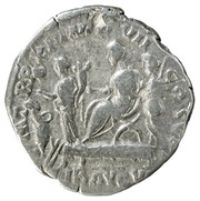 Denarius - Commodus LIB AVG VI P M TR P XI IMP VII COS V P P; Liberalitas, Rome, 185 reverse image