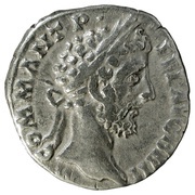 Denarius - Commodus PAT SENAT P M TR P XII IMP VIII COS V P P obverse image