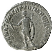 Denarius - Commodus PAT SENAT P M TR P XII IMP VIII COS V P P, Rome, 186-187 reverse image