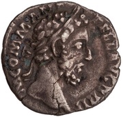 Denarius - Commodus PATER SENAT P M TR P XII IMP VIII COS V P P obverse image