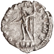Denarius - Commodus OPTIME MAXIME C V P P; Jupiter, Rome, 186-189 reverse image