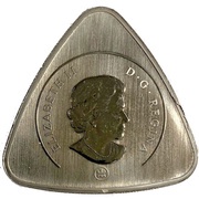 50 Cents - Elizabeth II Six String Nation Guitar obverse image