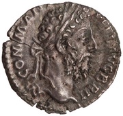 Denarius - Commodus P M TR P XIII IMP VIII COS V P P; Libertas obverse image