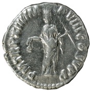 Denarius - Commodus P M TR P XIII IMP VIII COS V P P; Libertas, Rome, 187-188 reverse image