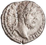Denarius - Commodus SECVR ORB P M TR P XIIII COS V P P; Securitas obverse image