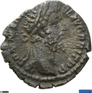 Denarius - Commodus FOR FEL P M TR P XIIII COS V DES VI; Fortuna obverse image