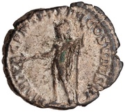 Denarius - Commodus MART PAC P M TR P XIIII COS V DES VI; Mars, Rome, 189 reverse image