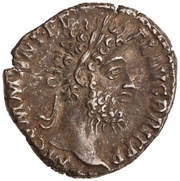 Denarius - Commodus APOL MONET P M TR P XV COS VI; Apollo obverse image