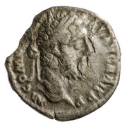 Denarius - Commodus APOL PAL P M TR P XV COS VI; Apollo obverse image