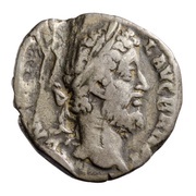 Denarius - Commodus FIDEI COH P M TR P XV COS VI; Fides obverse image