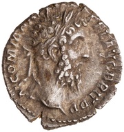 Denarius - Commodus LIB AVG P M TR P XV COS VI; Libertas obverse image