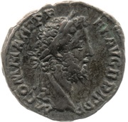 Denarius - Commodus MINER AVG P M TR P XVI; Minerva obverse image
