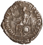 Denarius - Commodus ROM FEL P M TR P XVI COS VI; Roma and Victory, Rome, 190 reverse image