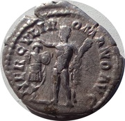 Denarius - Commodus HERCVLI ROMANO AVG; Hercules, Rome, 191-192 reverse image