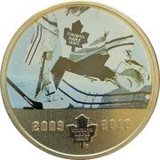 50 Cents - Elizabeth II Toronto Maple Leafs, Canada, 2009 reverse image