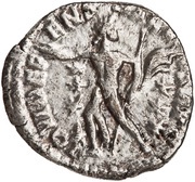 Denarius - Commodus IOVI DEFENS SALVTIS AVG; Jupiter, Rome, 191-192 reverse image