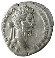 Denarius - Commodus PROVIDENTIAE AVG; Hercules obverse image