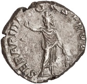 Denarius - Commodus SERAPIDI CONSERV AVG; Serapis, Rome, 191-192 reverse image