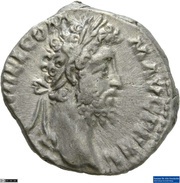 Denarius - Commodus VOT SOLV PRO SAL P R obverse image