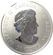 50 Cents - Elizabeth II Calgary Flames obverse image