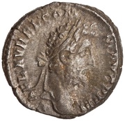 Denarius - Commodus P M TR P XVII IMP VIII COS VII P P; Fortuna obverse image