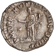 Denarius - Commodus P M TR P XVII IMP VIII COS VII P P; Fortuna, Rome, 192 reverse image