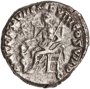 Denarius - Commodus P M TR P XVII IMP VIII COS VII P P; Pietas, Rome, 192 reverse image