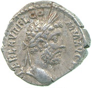 Denarius - Commodus P M TR P XVIII IMP VIII COS VII P P; Pietas obverse image
