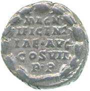 Denarius - Commodus MAGNIFICENIAE AVG COS VII P P, Rome, 192 reverse image