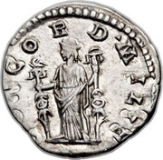 Denarius - Didius Julianus CONCORD MILIT; Concordia, Rome, 193 reverse image