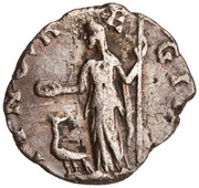Denarius - Manlia Scantilla IVNO REGINA; Juno, Rome, 193 reverse image