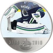 50 Cents - Elizabeth II Vancouver Canucks, Canada, 2009 reverse image