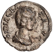 Denarius - Didia Clara HILAR TEMPOR; Hilaritas obverse image