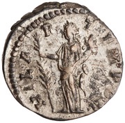 Denarius - Didia Clara HILAR TEMPOR; Hilaritas, Rome, 193 reverse image