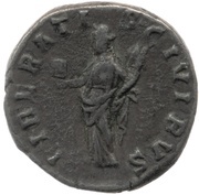 Denarius - Pertinax LIBERATIS CIVIBVS; Liberalitas, Rome, 193 reverse image