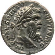 Denarius - Pertinax MENTI LAVDANDAE; Bona Mens obverse image