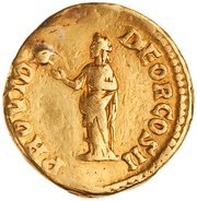 Denarius - Pertinax PROVID DEOR COS II; Providentia, Rome, 193 reverse image
