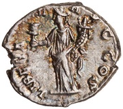 Denarius - Septimius Severus LIBERAL AVG COS; Liberalitas, Rome, 193-194 reverse image