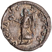 Denarius - Septimius Severus VICT AVG TR P COS; Victory, Rome, 193-194 reverse image