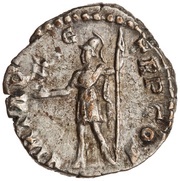 Denarius - Septimius Severus VIRT AVG TR P COS; Virtus, Rome, 193-194 reverse image