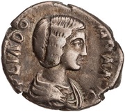 Denarius - Julia Domna BONI EVENTVS; Bonus Eventus obverse image